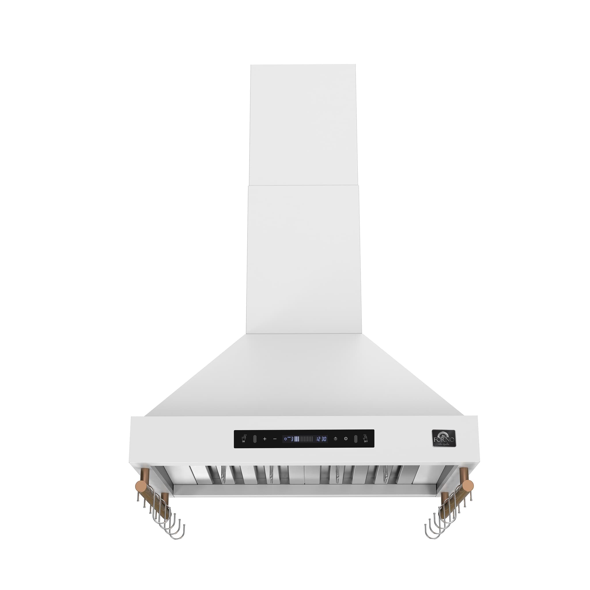 Forno Biagio 36-Inch Wall Mounted Range Hood, Stainless Steel, Heavy Duty