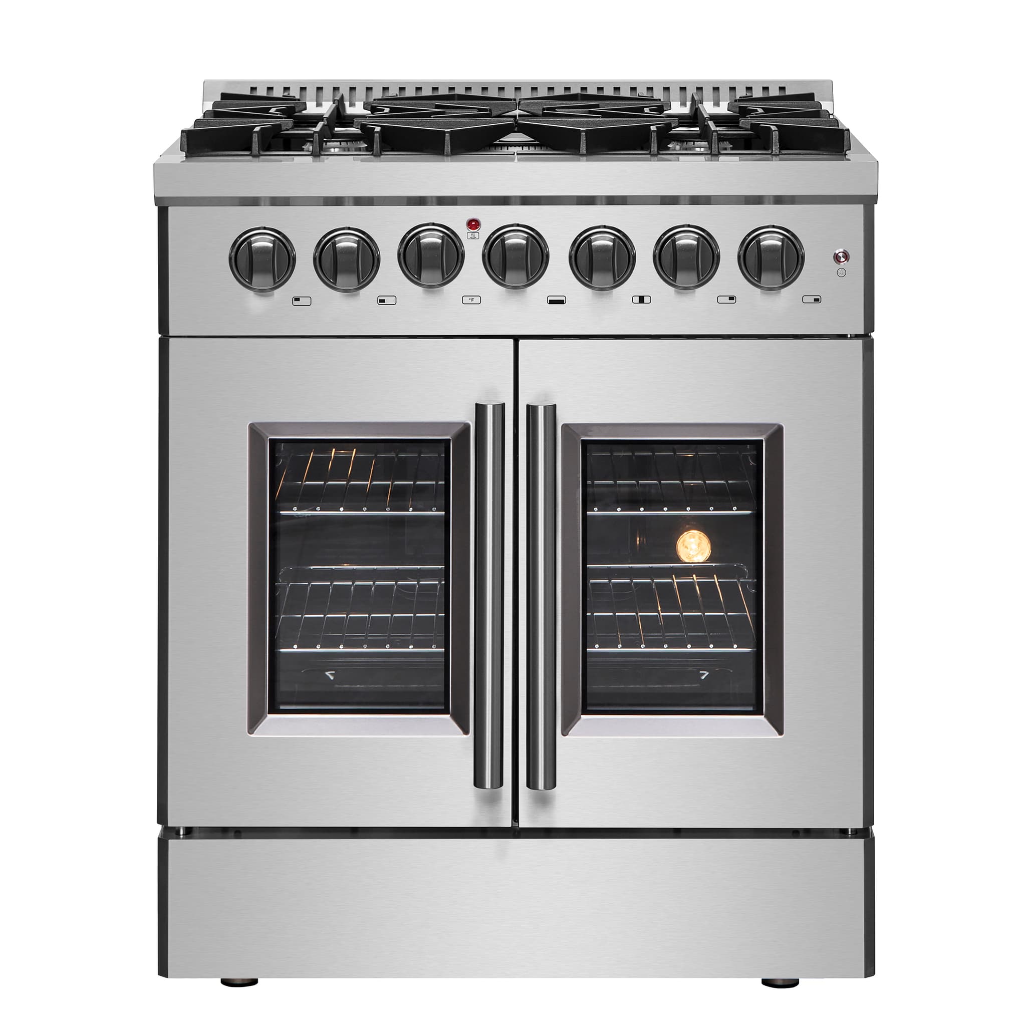 Forno Capriasca 60-Inch Freestanding Dual Fuel Range, 10 Burners, True Convection Oven