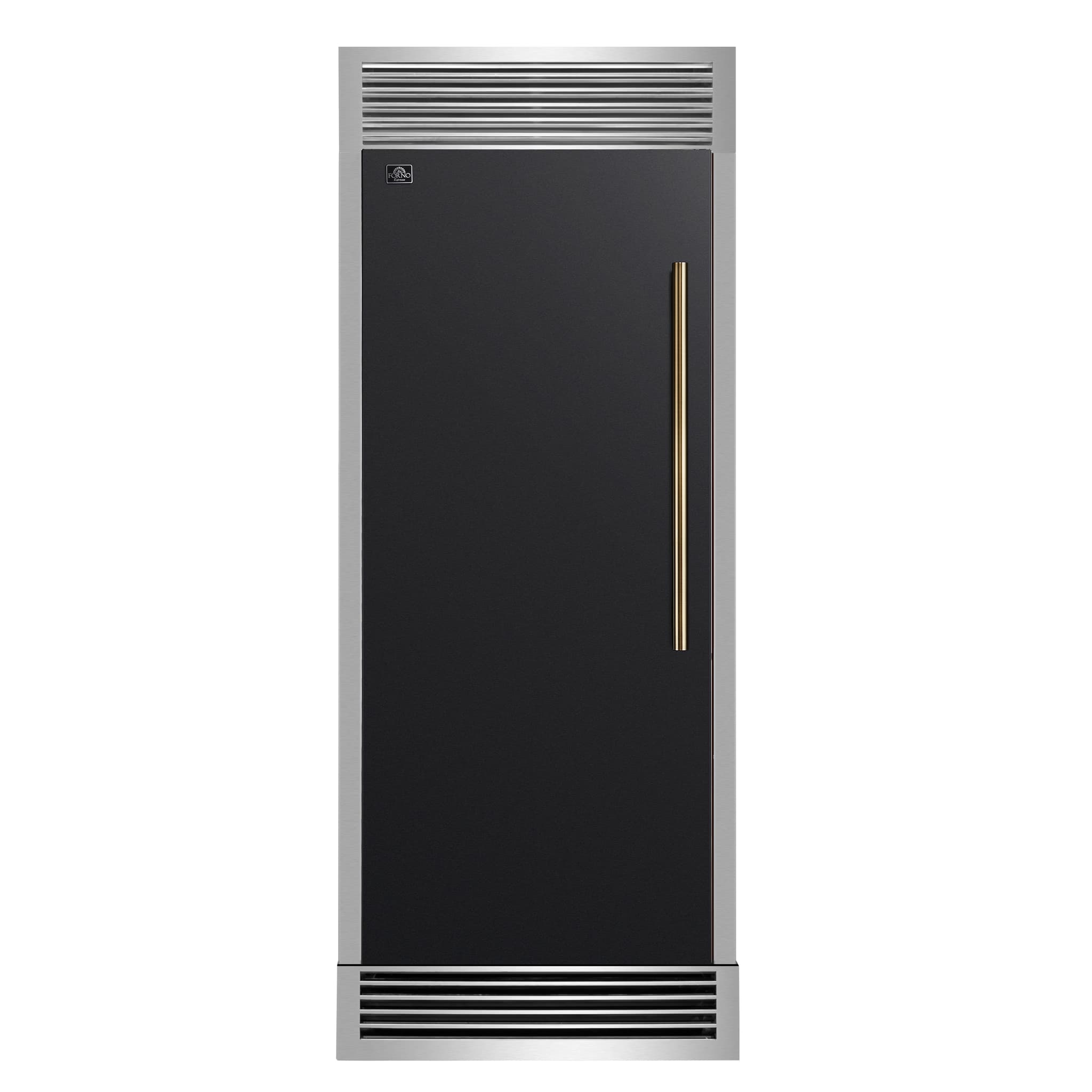 Forno Milano Espresso 31-Inch White Bottom Freezer Refrigerator, 17.2 Cu. Ft., Energy-Efficient, No Frost, Built-In Ice Maker