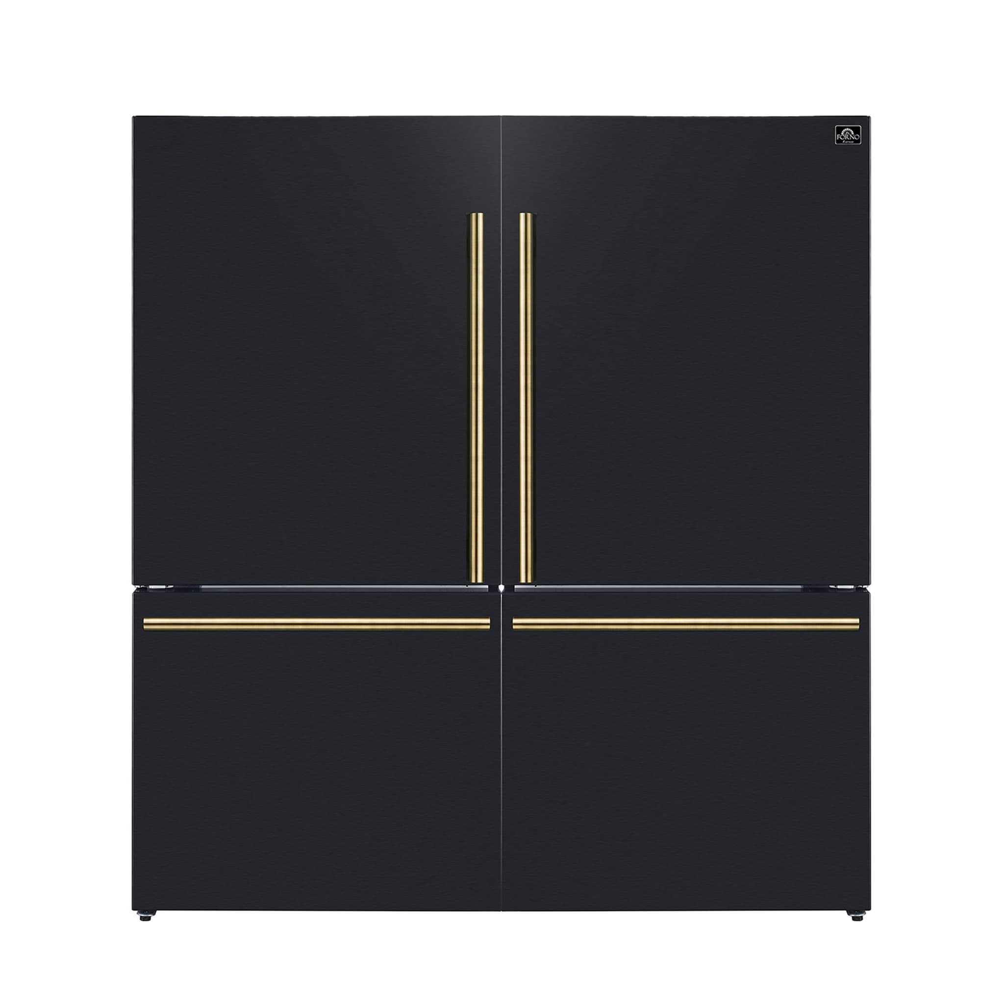 Forno Maderno 2-28-Inch Wide Convertible Refrigerator/Freezer, Decorative Trim, 27.2 cu.ft, 84-Inch High, ENERGY STAR Certified