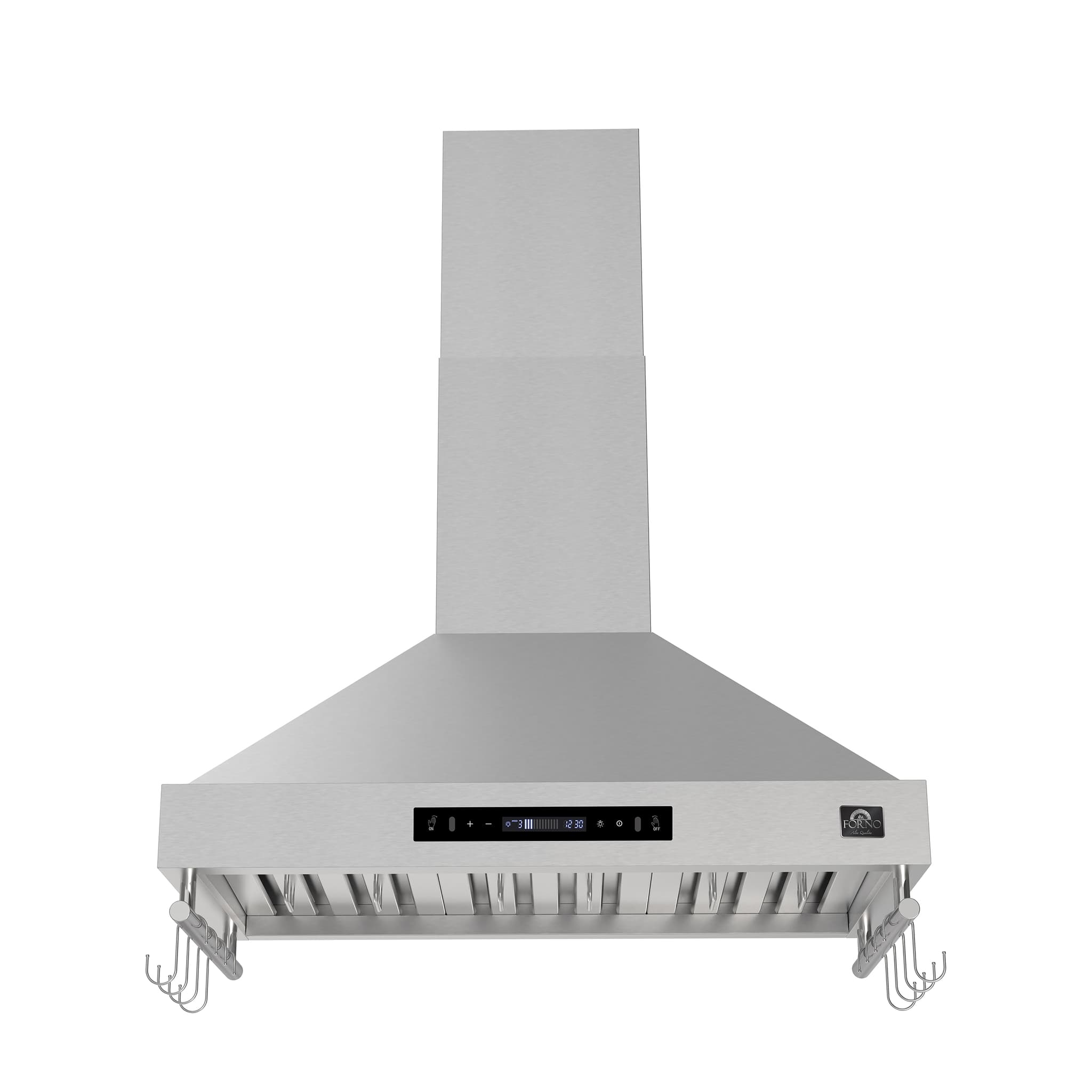 Forno Biagio 48-Inch Wall Mounted Range Hood, Stainless Steel, Heavy Duty