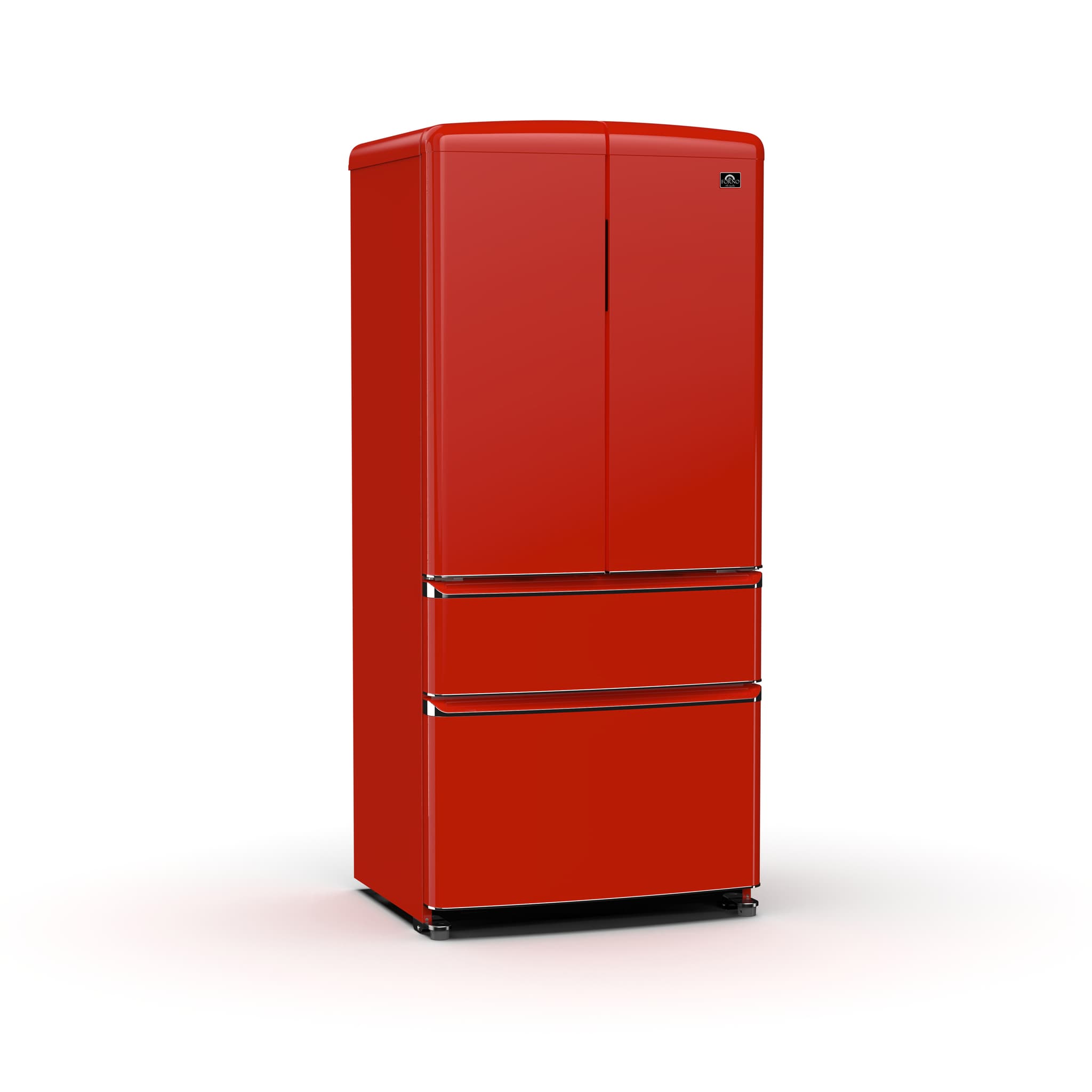 Forno Salerno 36-Inch Side-by-Side Stainless Steel Refrigerator, 20 cu.ft, ENERGY STAR Certified