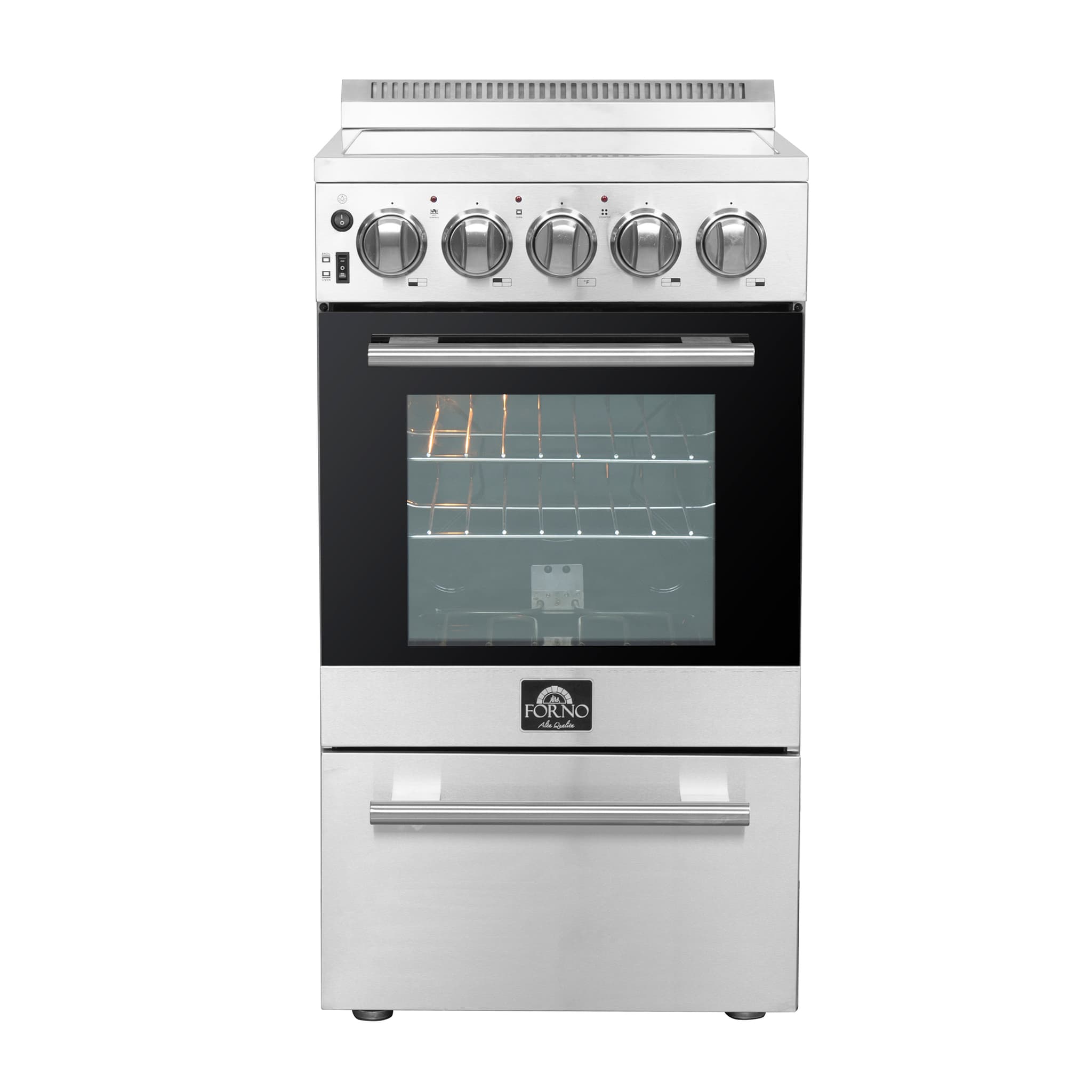 Forno Massimo 30-Inch Freestanding Electric Range, True Convection Oven