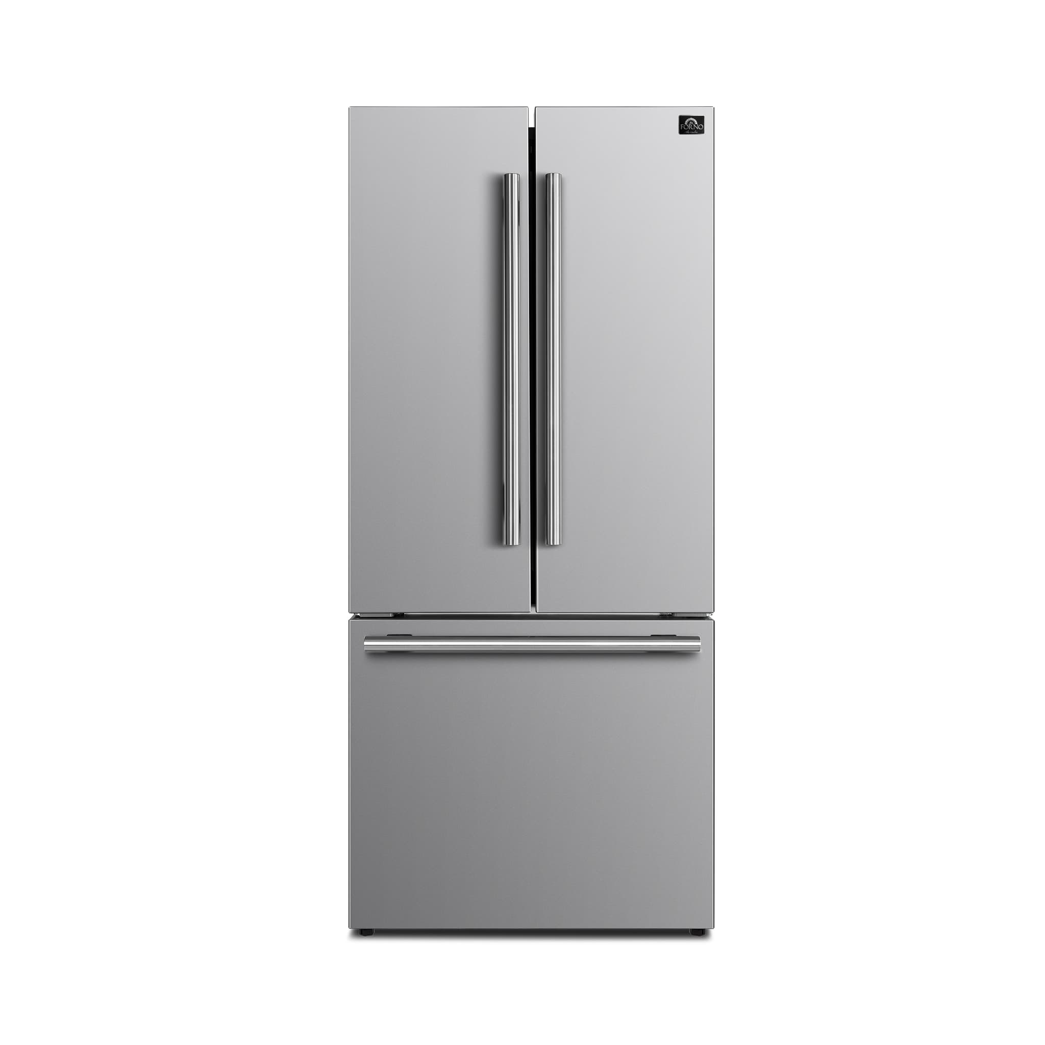 Forno Salerno Espresso 33-Inch Black Side-by-Side Refrigerator, 15.6 Cu. Ft., Energy-Efficient, No Frost, Modern Design