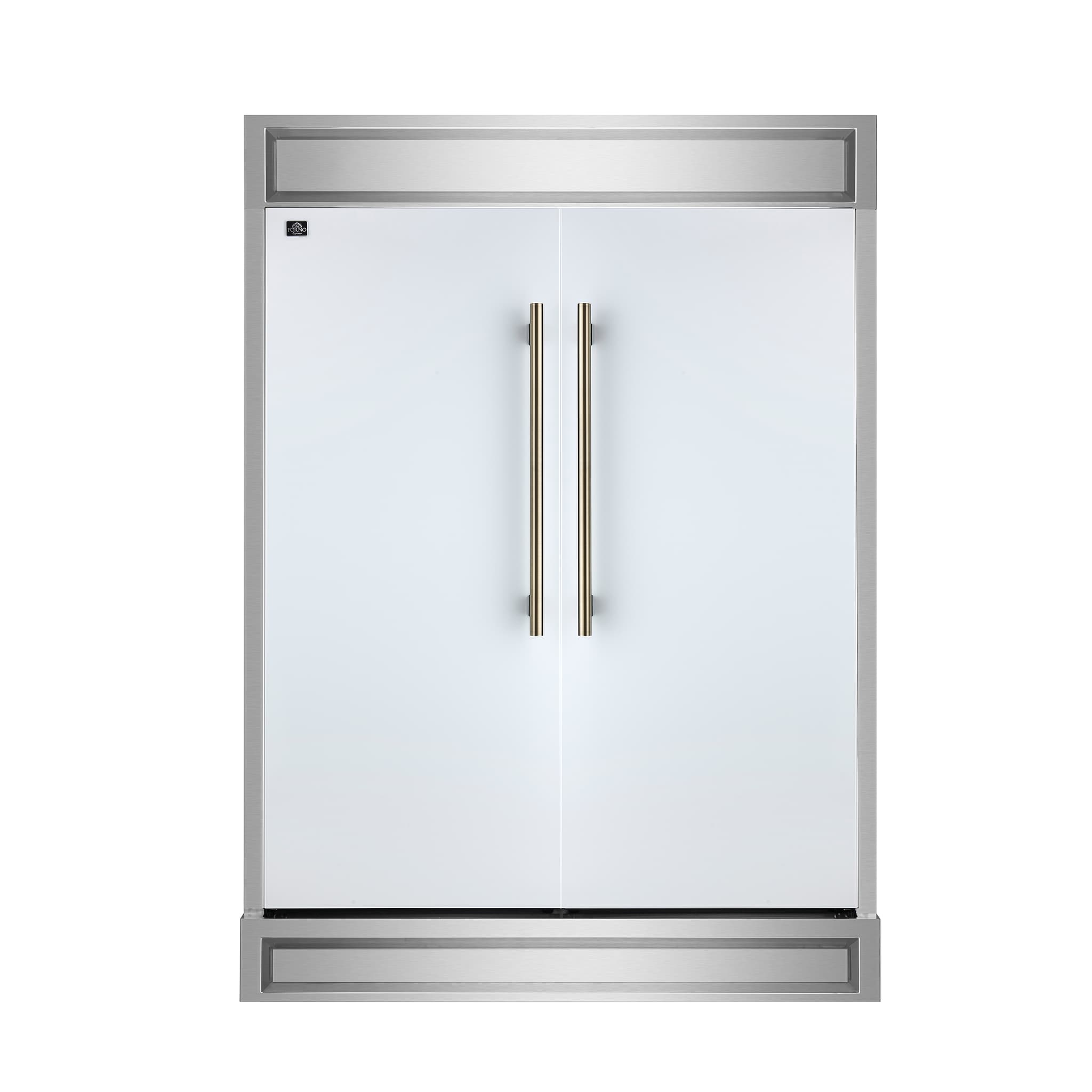 Forno Milano Espresso 31-Inch Black Bottom Freezer Refrigerator, 17.2 Cu. Ft., Energy-Efficient, No Frost, Built-In Ice Maker