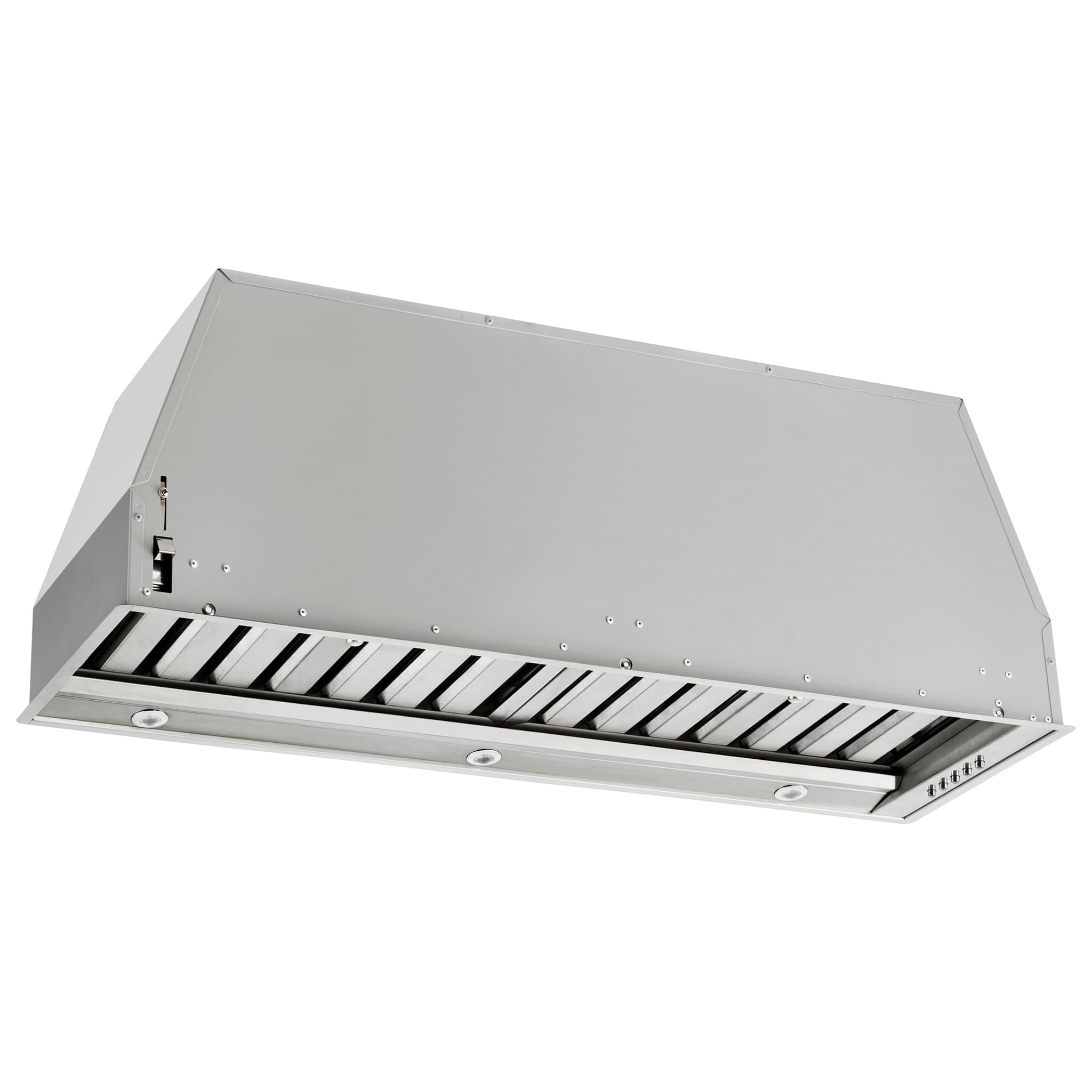 Forno Orvieto 48-Inch Wall Mount Range Hood, LED Lighting, Heavy Duty, Stainless Steel