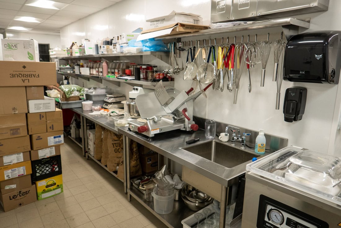 Machine sous-vide Atmovac et trancheuse Berkel