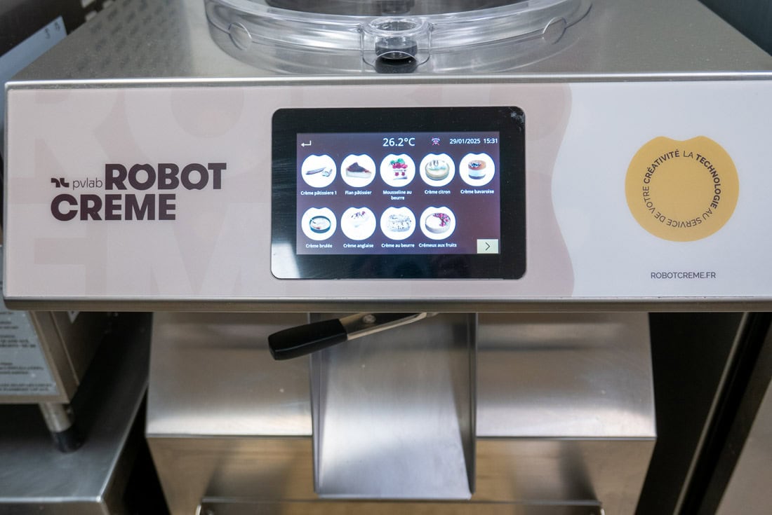 Pavé numérique programmé du Robot Crème MFD15 PVLAB
