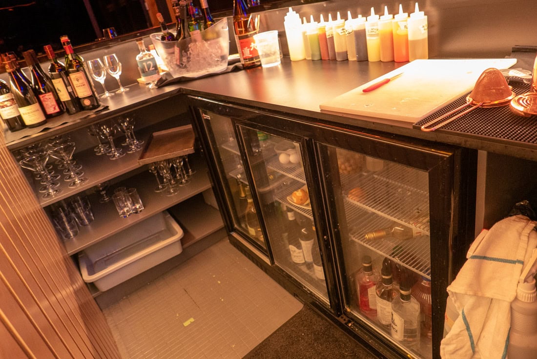 Back bar vitré 3 portes TRUE