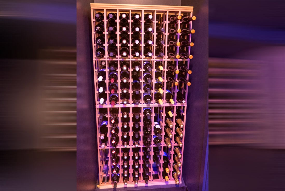 Cellier à vin en bois